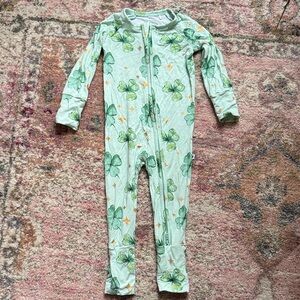 Bums and roses shamrock convertible romper
